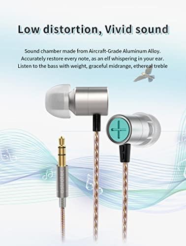 Transform Your Listening Journey with keephifi BLON BL-T3 High Fidelity In-Ear Monitors – Premium 11 mm Copper Clad Diaphragm for Deep Bass and Crystal Clear Vocals, Ergonomically Crafted for All-Day Comfort, Perfectly Suited for Sports, Gaming, and Music Enthusiasts, Enhanced Device Compatibility Featuring Built-in Mic for Effortless Hands-Free Communication – Lightweight Yet Durable Design to Complement Your Active Lifestyle