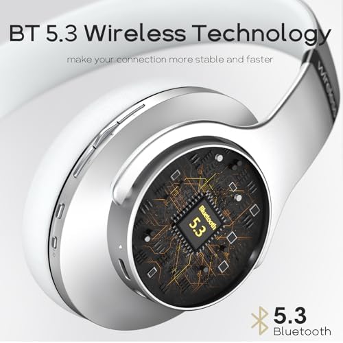 Transform Your Listening Journey with DOQAUS Over-Ear Bluetooth Headphones: 90-Hour Playtime, Tailored EQ Settings, and Superior Noise Cancellation for Unmatched Comfort and Audio Clarity in Music and Calls