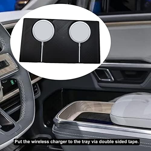 PIAOLGYI Mag Safe Wireless Charger Holder for Rivian R1 T & R1 S – Premium Center Console Phone Mount for Effortless Charging and Enhanced Accessibility, Sleek Design with Secure Device Grip (Charger Not Included)