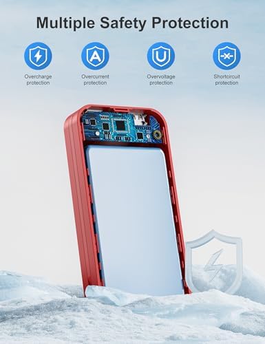 Ultra-Portable 20000 m Ah Power Bank with Built-In Cables & AC Plug | PD 20 W Fast Charging for i Phone, Samsung, Android | LED Display Travel Charger – Charge Multiple Devices Seamlessly and Stay Powered On-the-Go