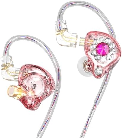 Premium Hi-Fi Detachable IEM Earbuds for Gamers – AK6 Spark Wired Gaming Headphones with 11 mm Dynamic Drivers for Superior Bass and Sound Clarity, Ergonomic Comfort for Extended Play, Lightweight Design for Optimal Portability, Versatile Connectivity Across All Devices