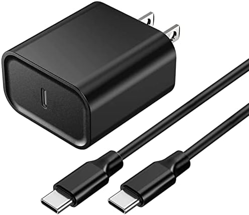 Ultra-Fast 18 W USB-C PD Wall Charger for Samsung Z Flip & Z Fold Series – Includes 5 FT Type C Charging Cable for Enhanced Performance and Versatility – Ideal for Quick Charging, Travel, and Everyday Use – Compatible with Z Flip 6/5/4/3 and Z Fold 6/5/4/3/2 5 G Smartphones – Premium Overcurrent and Overheating Protection – Elevate Your Charging Experience Today!