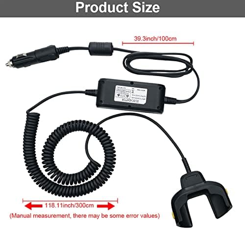 Zebra TC70/TC72/TC77 Vehicle Charger Cable – High-Speed USB Car Charger for Handheld Scanners & PDAs | Durable, Lightweight, and Perfectly Compatible Charger Accessory for Zebra Symbol Devices – Keep Your Devices Powered On the Go