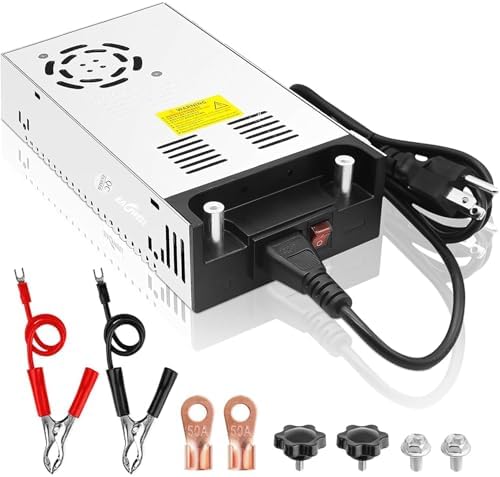 Eagwell 600 W 12 V AC to DC Power Supply Converter – High-Efficiency SMPS Adapter for RVs, LED Strips, and LCD Monitors – Reliable 50 A Output with Safety Features for Versatile Applications and Enhanced Performance