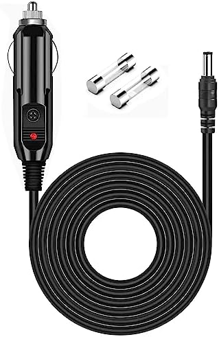 Versatile Car Charger for MAXOAK K2/K3 Power Bank & Chuwi UBook Series – 12 V-24 V DC Adapter with 6.56 ft Heavy Duty Cable, Overheating Protection, and LED Indicator for Enhanced Safety and Performance – Ideal for Travelers and On-the-Go Professionals