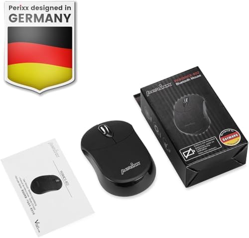 Elevate Your Productivity with the Perixx PERIMICE-802 PP Wireless Bluetooth Mouse – Sleek Purple Design for Windows, i OS & Android Devices – Ergonomic Comfort and High Precision Tracking for On-the-Go Professionals
