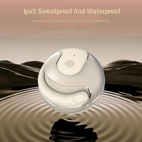 Revolutionize Your Listening Experience with Advanced Bone Conduction Open Ear Earbuds – Bluetooth 5.4 Wireless Headphones Engineered for Outdoor Adventures – Sweat-Resistant and Ergonomically Designed for All-Day Comfort – Stay Aware with Superior Sound Quality While Jogging, Commuting, or Working – Ideal for Active Lifestyles and Safety-First Audio Enjoyment.