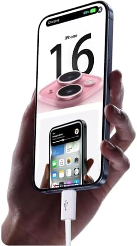 2 Pack 20W Fast Charger for AirPods 4,AirPods Pro (2nd gen), AirPods Max 2 (2024), USB C to USB C Woven Cable for iPhone 16/15,16/15 Pro Max, Plus,16E(SE4) Charger Charging Cord Adapter (5FT&6FT) – Enhanced Compatibility and Speed