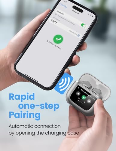 Ultimate Bluetooth 5.3 Wireless Earbuds – Experience Superior Deep Bass with 50-Hour Playtime, IPX7 Waterproof Design for Enhanced Durability, Featherlight In-Ear Fit for All-Day Comfort, Integrated Microphone for Clear Hands-Free Calling, Effortless Compatibility with i OS & Android Devices – Ideal Gift for Music Enthusiasts and Fitness Lovers