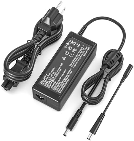 High-Efficiency 65 W Dell Laptop Charger – Universal AC Power Adapter for Inspiron 13, 14, 15, Vostro Series – 19.5 V 3.34 A with Advanced Safety Features and Enhanced Compatibility for Seamless Performance