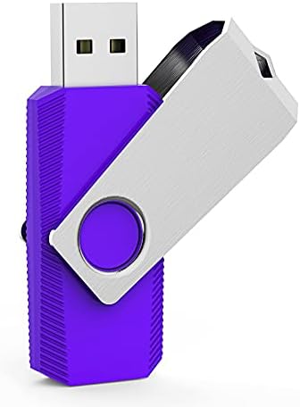 Colorful 5-Pack 64 GB USB Flash Drives by Aiibe – Versatile Data Storage Solution with Enhanced Speed and Compatibility – Stylish and Portable Thumb Drives in Black, Red, Cyan, Green, and Purple for Easy File Organization and Backup