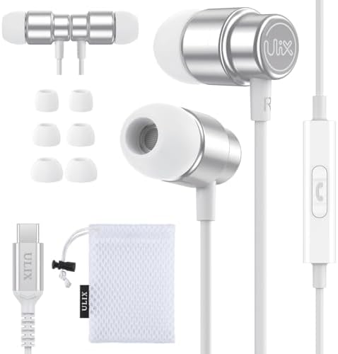 Uli X Rider Premium Wired Earbuds with Microphone – Superior Noise-Isolating In-Ear Headphones for i Phone & Samsung – Tailored Comfort for Small Ears – Ideal for Students, Professionals, & Kids – Tangle-Free Audio Cable for Seamless Use – Enhanced Sound Quality with 5-Year Warranty – Lightweight & Durable Design for All-Day Listening – Perfect for Music Lovers & Active Lifestyles