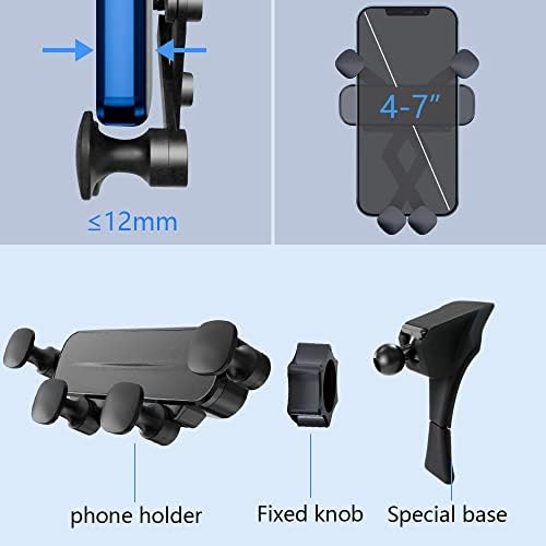 Premium Car Phone Holder Mount for 2015-2020 Mercedes Benz GLA-Class & 2014-2019 CLA-Class – Custom-Fit Smartphone Bracket for Enhanced Stability and Style, Tool-Free Installation, Adjustable Angles for Optimal Viewing, Durable Design for Road Comfort