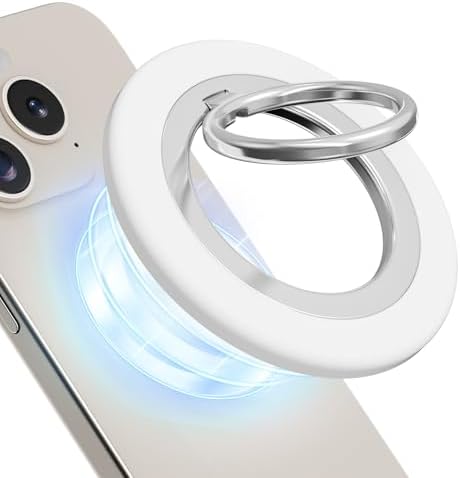 Transform Your Smartphone Experience with the Magnetic Dual-Sided Phone Ring Holder – Perfect Compatibility with i Phone 12-16 Series, Ergonomic Kickstand, Wireless Charging Ready, Sleek Black Design for Enhanced Usability and Style