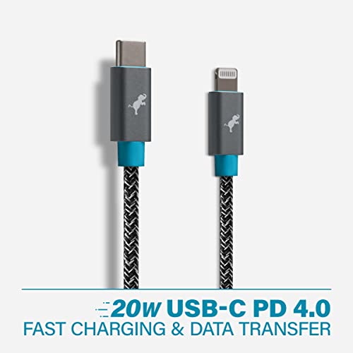 Premium 10 ft USB C to Lightning Cable for Fast Charging – Apple MFi Certified, Ideal for i Phone 14/13/12/11 Pro Max, Compatible with i Pads & Air Pods – Enhanced Durability and High-Speed Performance for Effortless Charging Anywhere