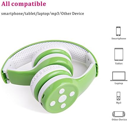 Light Blue Kids Bluetooth Headphones – Safe 93 d B Volume Limitation for Ear Protection – Foldable & Travel-Friendly Design – Built-in Microphone for Hands-Free Calls – Comfortable Wireless Headphones for Toddlers and Children – Perfect for School, Home, and Fun Activities