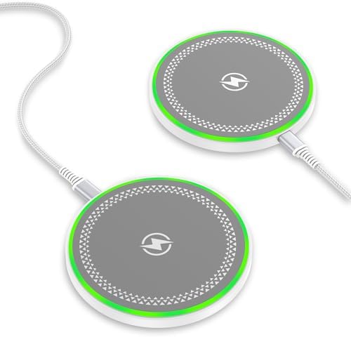 Motorola RAZR 50 & Edge 50 Ultra + i Phone 16 Pro Max 15 W Fast Wireless Charger Pad with Adapter – Universal Compatibility for Moto G Stylus 5 G 2024, G Power 2025, Samsung S25/S24/S23/S22, and More – Sleek Design with Safety Features for Effortless Charging