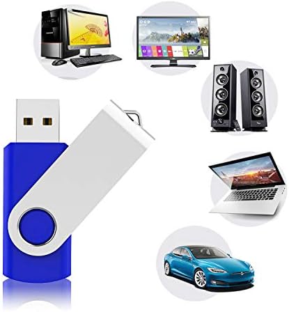 KEXIN 64 GB USB Flash Drive Pack – 10 Durable USB 2.0 Thumb Drives for Effortless Data Storage and Transfer – Perfect for Professionals and Students on the Go