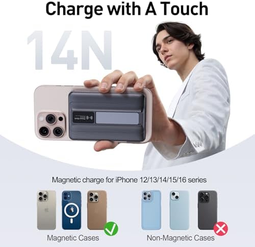 Revolutionize Your Charging Experience with the 2025 Magnetic Wireless 10000 m Ah Power Bank – Effortless Fast Charging at 22.5 W for i Phone 16/15/14/13/12 Models – Sleek, Portable Design with Built-in LED Display for Instant Battery Monitoring and Enhanced Compatibility