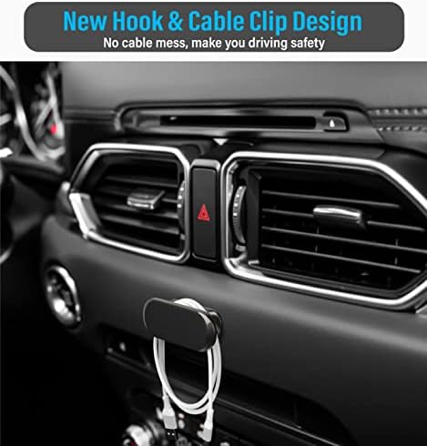 TT&C 2-Pack Ultra-Strong Magnetic Phone Mount for Car – Advanced N52 Magnet Technology, 8 Magnets & 4 Metal Plates Included, Universal Compatibility for Samsung Galaxy S24/S23/S22/S21 & All Smartphones/Tablets, 360° Rotation for Hands-Free Convenience and Secure Stability