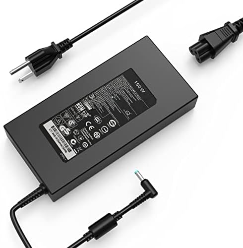 High-Performance 150 W AC Adapter Charger for HP ZBook & OMEN Laptops – Ultimate Compatibility & Fast Charging for G3-G7 Models, Studio & Pavilion Series, HSTNN-CA27, ADP-150 XB B, 917677-003 – Reliable Power Solution with US Power Cord Included