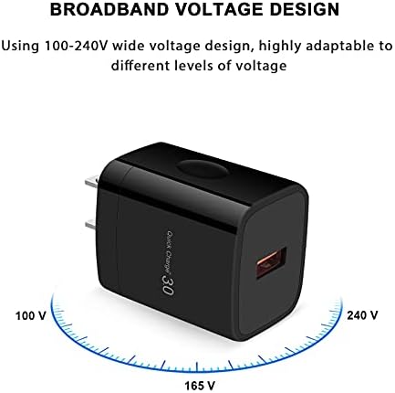 Ultra-Fast Quick Charge 3.0 Phone Charger for Google Pixel 9 Series & Samsung Galaxy Models – Superior Compatibility, Lightning Speed, and Safety Features for On-the-Go Charging