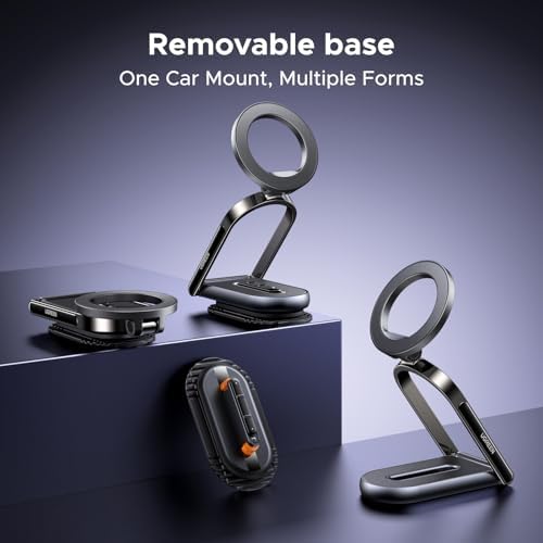 UGREEN Mag Safe Car Mount: 360° Rotating Magnetic Dashboard Holder for i Phone 12-16 Series – Strongest Magnet for Secure & Convenient Hands-Free Navigation – Removable Design for Effortless Portability & Modern Aesthetic