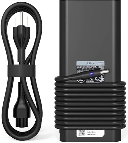 Premium 130 W High-Performance AC Adapter for Dell Laptops – Fast Charging Solution for Inspiron 14/16 Plus & XPS 15 Series – Reliable 19.5 V/6.67 A Power Output – Versatile Compatibility with Opti Plex 3000/7000 Series – Enhanced Safety Features for Optimal Device Protection – 100% Brand New with Exceptional After-Sales Support – Perfect for Precision 5510/5520/5530 Models – Ultimate Charging Efficiency for Professionals and Students Alike – Ideal Replacement Charger for Seamless Laptop Use