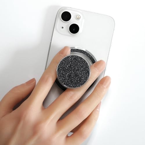 Chic Pink Glitter Phone Grip & Stand – Stylish Mag Safe-Compatible Accessory for Ultimate Security and Hands-Free Convenience – Ergonomic Design for Effortless Multitasking and Enhanced Device Protection