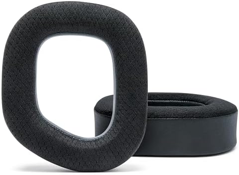 Ultimate Comfort Cooling Gel Earpads for Corsair HS80 Headsets – Wicked Cushions 90’s Black Replacement Ear Cushions for Enhanced Sound Isolation and Long-Lasting Gaming Performance – Perfect for Extended Play and Immersive Audio Experience
