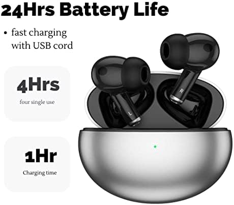 Revolutionary Wireless Bluetooth TWS Earbuds XY-70 – 24-Hour Playtime with Advanced ANC & ENC Noise Cancellation for Unmatched Audio Clarity – Ergonomically Designed for Comfort and Versatility in Blue – Quick Charge for All-Day Listening Freedom