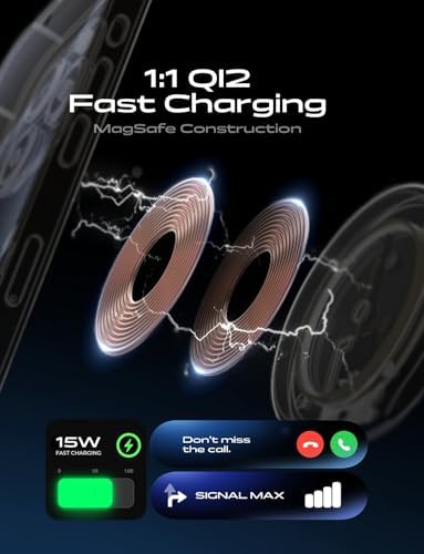 LISEN 15 W Qi2 Magnetic Car Charger – Rapid Wireless Charging Mount for i Phone 16, 15, 14, 13, 12 & Samsung Mag Safe Devices – Effortless Installation and Secure Grip for Safe Driving Navigation – Ultimate Hands-Free Companion for Road Warriors
