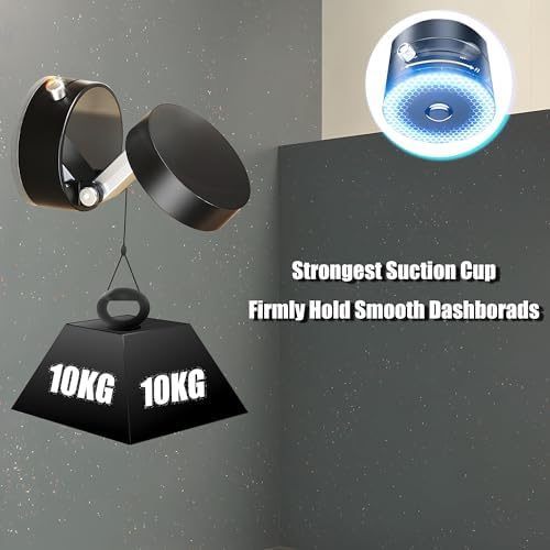 Revolutionary Magnetic Phone Holder for Car and Multi-Surface Use – Adjustable Vacuum Suction Mount, Compatible with Mag Safe and All Smartphones, Perfect for Hands-Free Navigation in Vehicles, Gym, Shower, and More – Ultimate Convenience and Versatility