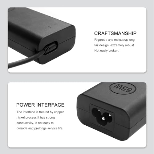 High-Performance 65 W USB-C Charger for Dell Latitude, XPS, Inspiron, and Chromebook – Fast Charging AC Adapter with Universal Compatibility – Optimized for Enhanced Efficiency and Robust Design – Supports Multiple Output Options for Diverse Devices – Ideal for Models 5450, 7350, 9450, 7650, 7640 – Upgrade Your Charging Game with Rapid Power Delivery – Input: AC 100-240 V, Output: 20 V/3.25 A, 15 V/3 A, 12 V/3 A, 9 V/3 A, 5 V/3 A – Durable and Reliable Construction for Long-Term Use – Perfect Accessory for Home, Office, and On-the-Go Professionals – Stay Powered and Productive with This Essential USB-C Charger – Maximize Device Performance with Top-Notch Charging Solutions for Laptops, Tablets, and Smartphones