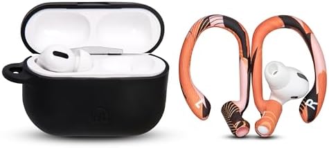 Patented WC Hook Z – Upgraded Over-Ear Hooks for Air Pods Pro 1, 2 & Air Pods 1, 2, 3 | Secure Fit Earbud Accessories with Unique Left & Right Design | Two Size Pairs Included | Winter White | Premium Quality by Wicked Cushions for Maximum Comfort and Stability