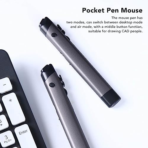 Revolutionize Your Workspace with the Serounder Wireless Bluetooth Optical Pen Mouse – Ultra-Responsive 2.4 GHz Mini Air Mouse for Laptops and Tablets, Ergonomic Design, 1200 DPI Precision, and 4 Customizable Buttons for Optimal Performance and Comfort