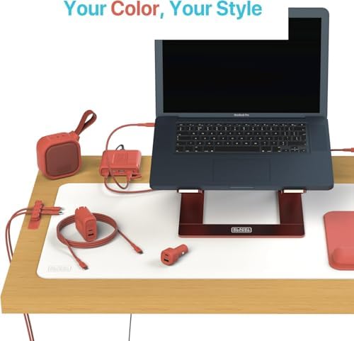 BLACK+DECKER 38 W Dual-Port Fast Charging Wall Adapter – Compact USB-C & Type C Quick Charge Power Supply with Qualcomm QC 3.0 – Perfect for Home, Office & Travel – Versatile PD Charger for Smartphones, Tablets & More