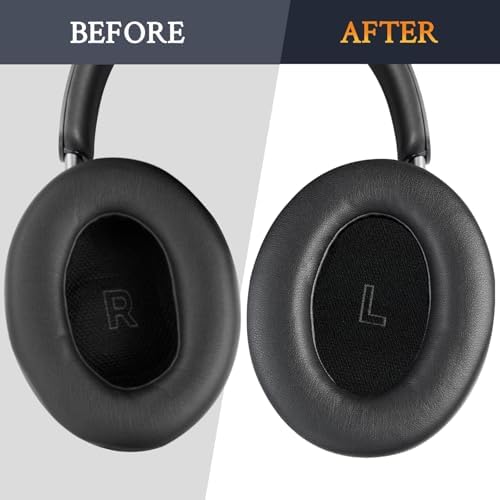 Transform Your Listening Experience with SOULWIT Replacement Earpads for Bose Quiet Comfort Wireless Headphones – Luxurious Ultra-Soft Protein Leather Cushions with Advanced High-Density Noise Cancelling Foam in Elegant Sandstone – Maximum Comfort, Superior Sound Isolation, and Effortless Installation for Extended Headphone Lifespan