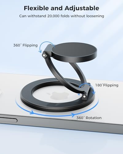 Revolutionize Your Mobile Experience with the SUPERONE Magnetic Phone Grip & Kickstand – Versatile Dual-Sided Ring Holder for i Phone 12-16 Series and Compatible Devices, Secure Attachment, Effortless Hands-Free Viewing, Perfect for Navigation and Daily Use