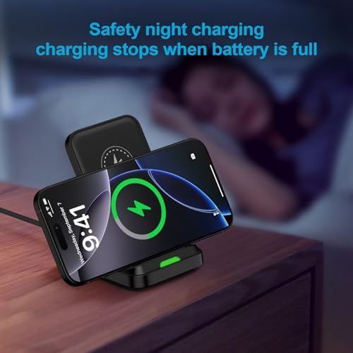 15 W Fast Wireless Charging Stand for Samsung Galaxy S Series – Universal Compatibility with S25, S24, S23, S22, S21, S20, Note 20, Z Fold 6/5/4 & Z Flip 6/5/4 – Intelligent Circuit Design for Enhanced Safety and Efficiency – Ideal for Night Charging with Short Circuit Protection and Overheating Safeguarding – Sleek, Modern Dock Pad for Quick Setup and Optimal Performance – Supports Cases Up to 6 mm Thickness – One-Year Warranty Included – Experience Seamless Power with Advanced Technology