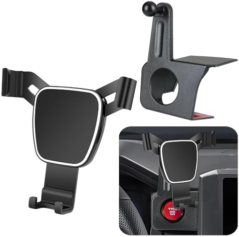 Secure Mobile Phone Mount for 2024-2025 Toyota Tacoma – Custom Fit for Limited, TRD Pro & Trailhunter Models | 14-Inch Screen Compatible Dash Holder | Effortless Installation & Enhanced Driving Safety | Sleek Design for Modern Interiors | Premium Quality Car Accessory