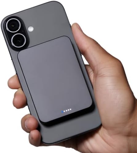 Ultra-Slim Infina Core Mag Safe Battery Pack – 5000 m Ah Fast Charging Power Bank for i Phone 12/13/14/15/16/Pro/Max/Plus – 20 W USB-C Input/Output – Wireless Magnetic Charger for Effortless Connectivity and Enhanced Performance