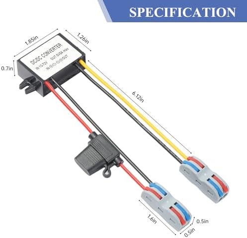 Premium Waterproof DC/DC Buck Converter: Efficiently Convert 10-72 V to Stable 5 V with 5 A Output – Ideal for Automotive, Marine, and LED Lighting Applications Unleash the full potential of your power supply systems with our Premium Waterproof DC/DC Buck Converter, engineered for unmatched reliability and versatility. This advanced voltage transformer seamlessly alters input voltages from 10-72 V to a steady 5 V output at 5 A, making it the perfect solution for a variety of environments including automotive, marine, and LED lighting setups. Featuring a robust waterproof design, the converter guarantees optimal performance in even the most challenging conditions, ensuring your devices remain powered without interruption. With a built-in fuse for added safety, this compact module not only fits into tight spaces but also safeguards against overloads. Transform your power management strategy with this high-quality, lightweight converter that combines durability with user-friendly installation. Elevate your projects today and experience reliable energy solutions tailored to meet your diverse power needs.