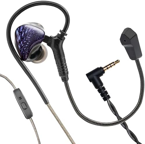 Discover the QOA Celest Wyvern Black Hi-Fi Wired In-Ear Monitors – Engineered with a Cutting-Edge Dynamic Driver for Deep Bass and Crystal Clear High Frequencies | Unique Artisan Hand-Painted Faceplate for Distinctive Personal Style | Durable Detachable 0.78 2-Pin Cable for Enhanced Longevity and Customization | Ergonomically Designed for Ultimate Comfort, Ideal for Gamers, Musicians, and Audiophiles | Versatile 3.5 mm Connector Ensures Compatibility Across All Devices. Experience Exceptional Sound Quality and Unique Aesthetic Appeal in One Premium Package.