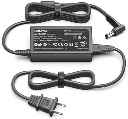 15 V 4 A Power Adapter for GVM RGB LED Video Lights – Premium Charger for DC-625-1530 Models, Enhanced Durability, Safety Certified for Studio and On-Location Lighting Solutions