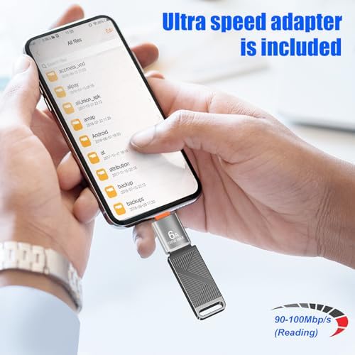EASTBULL 256 GB High-Speed USB 3.0 Flash Drive with USB C Adapter & Keychain – Sleek Metal Design for Ultimate Portability, Fast Data Transfers, and Enhanced Compatibility for All Devices