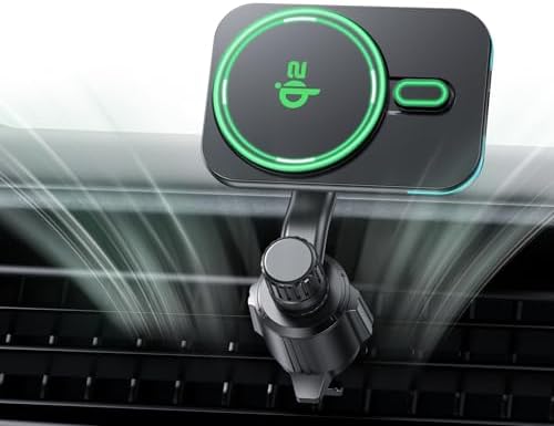 Effortless Charging on the Road: Qi2-Certified 15 W Mag Safe Car Charger Mount for i Phone 16/15/14/13/12 Pro Max Plus & Galaxy S25 – Secure Magnetic Holder for Fast, Reliable Performance and Enhanced Compatibility