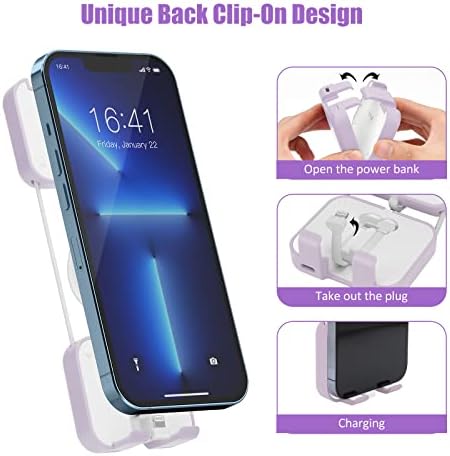 Ultra-Compact 4000 m Ah Power Bank with Built-in Cable – Fast Charging Portable Charger for i Phone, Samsung, Google Devices – Stylish Green Mini External Battery Pack for On-the-Go Connectivity and Convenience