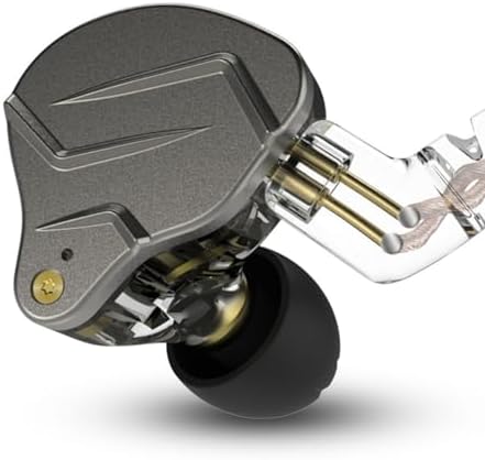 KZ ZSN Pro Hybrid In-Ear Headphones – Premium 1 BA & 1 DD Gaming Earbuds with Detachable 3.5 mm Cable for Crystal-Clear Sound and Ergonomic Comfort – Stylish Purple Finish, Enhanced Device Compatibility for Gamers and Audiophiles