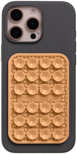Revolutionize Your Content Creation with the Textures Ripples Silicone Suction Phone Case – Hands-Free Mounting Solution with 24 High-Performance Suction Cups for Effortless Selfies & Video Recording – Compact 2.6″ x 3.9″ Size in Bold Canary Yellow – Perfect for Vloggers and On-the-Go Documentarians – Ultimate Compatibility and Easy Application